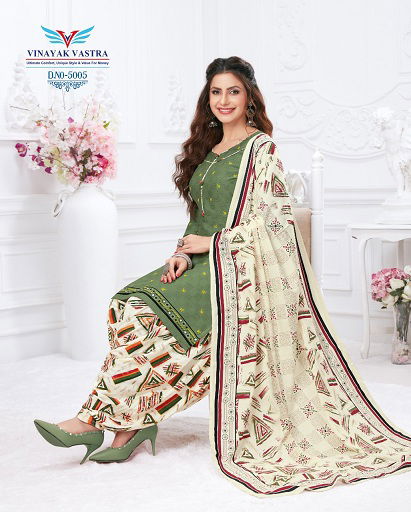 Vinayak Vastra Maayra 1 Casual Daily Wear Cotton Printed Dress Material Collection